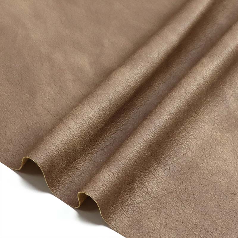 깨진 모조 PU 가죽 의상 재료